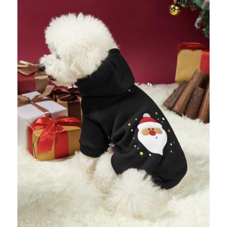 Kutyaruha - Karácsonyi meleg téli kapucnis pulcsi