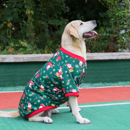 Kutyaruha -  Meleg Patentos Karácsonyi Pulcsi 3XL -8XL A nagyobb vagy testes kutyusoknak